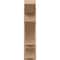 Ekena Millwork 7 1/2-in W x 26-in D x 32-in H Balboa Slat Rough Cedar Woodgrain TimberThane Outlooker, Primed Tan OUTUR075X26X32BOA24RCPR - alternate 6